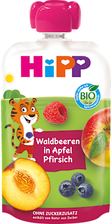 Quetschie Waldbeeren in Apfel Pfirsich ab 1 Jahr, 100 g
