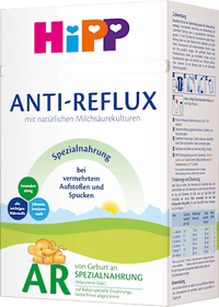 Spezialnahrung Anti-Reflux von Geburt an, 600 g