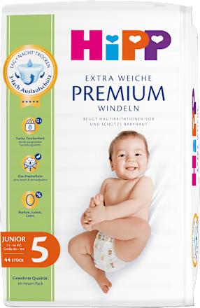 Premium luiers maat 5 Junior (11-16 kg), 44 stuks