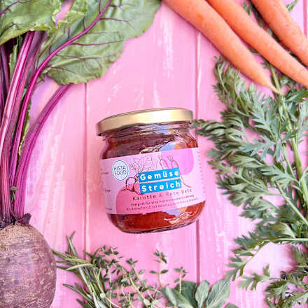 Gemüseaufstrich, Karotte & Rote Bete, 150 g