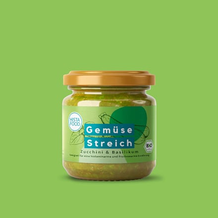 Gemüseaufstrich Zucchini & Basilikum, 160 g HistaFood