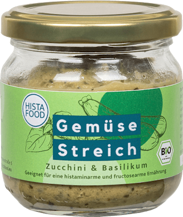 Gemüseaufstrich Zucchini & Basilikum, 160 g HistaFood
