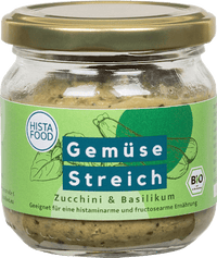 Gemüseaufstrich Zucchini & Basilikum, 160 g HistaFood