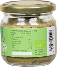 Gemüseaufstrich Zucchini & Basilikum, 160 g HistaFood