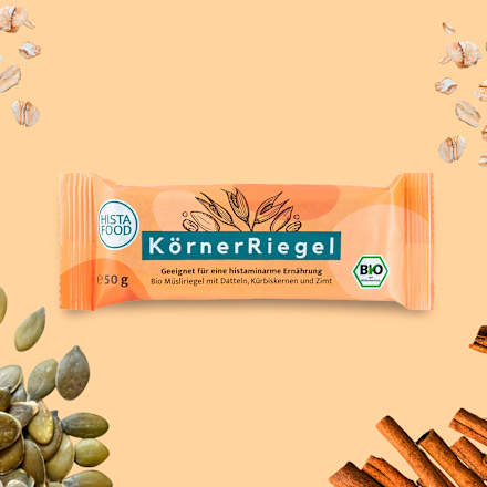Müsliriegel Körner mit Datteln, Kürbiskernen & Zimt, 50 g