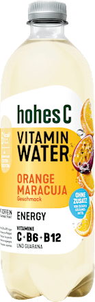 Erfrischungsgetränk, Vitamin Water Energy, Orange-Maracuja, 0,75 l EINWEG