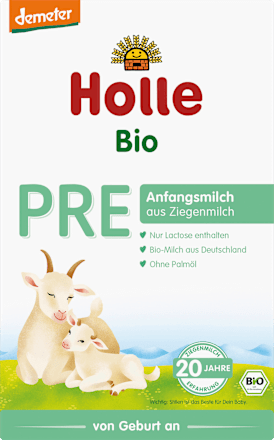 Holle Anfangsmilch Pre aus Ziegenmilch von Geburt an, 400 g