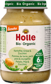 Gemüse Kartoffeln mit Erbsen & Zucchini ab dem 6. Monat, 190 g