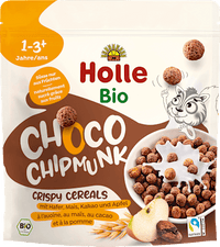 Kindermüsli Knusper Choco Chipmunk mit Hafer, Mais, Kakao & Apfel ab 1 Jahr, 125 g