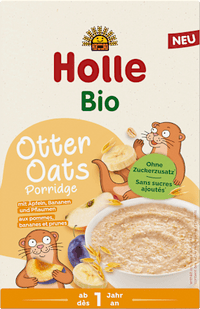 Porridge Otter Oats mit Äpfeln, Bananen & Pflaumen, ab 1 Jahr, 200 g