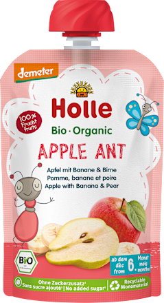 Quetschie Apple Ant, Apfel mit Banane & Birne ab 6 Monaten, 100 g