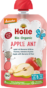 Quetschie Apple Ant, Apfel mit Banane & Birne ab 6 Monaten, 100 g
