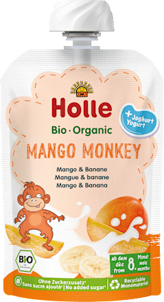 Quetschie Mango Monkey Mango & Banane mit Joghurt ab dem 8. Monat, 85 g