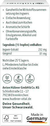 Gemberdruppels, 20 ml