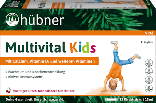 Multivital Kids direct sticks 15 stuks, 225 ml