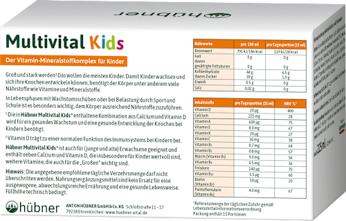Multivital Kids direct sticks 15 stuks, 225 ml