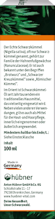 Zwarte komijnolie, 100 ml