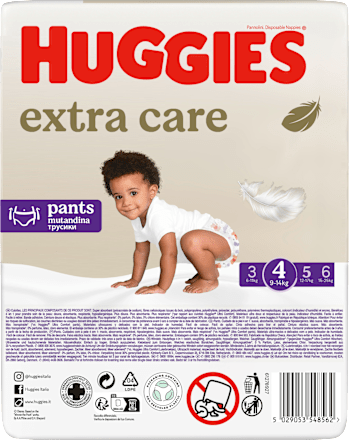 Babybroekjes extra verzorging maat 4 (9-14 kg) Disney, 26 stuks