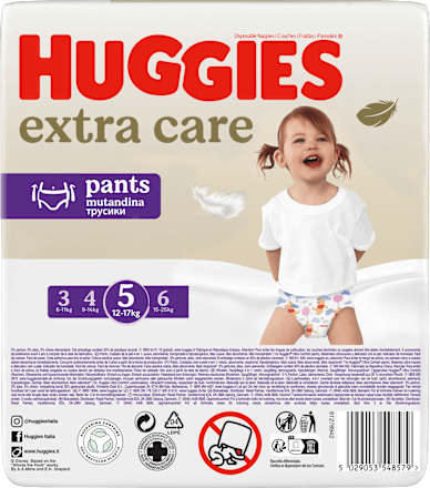 Babybroekjes extra verzorging maat 5 (12-17 kg) Disney, 24 stuks