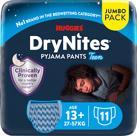 Pyjama Pants Jungen 13+ Jahre, 11 St HUGGIES DryNites