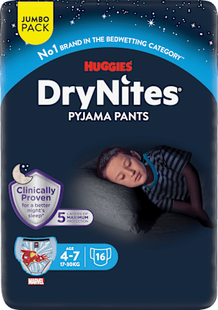 Pyjamabroek Jongens 4-7 Jaar, Jumbo Pack, 16 Stuks