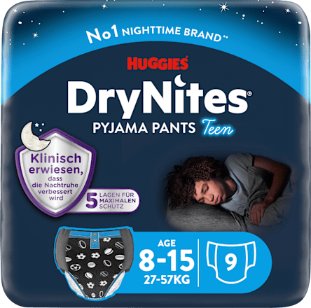 Pyjama Pants Jungen 8-13 Jahre, 9 St