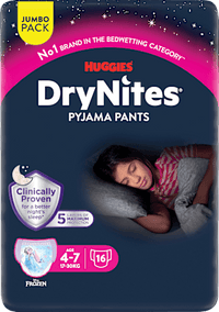 Pyjamabroek Meisjes 4-7 Jaar, Jumbo Pack, 16 Stuks