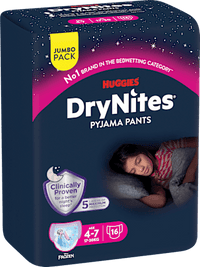 Pyjamabroek Meisjes 4-7 Jaar, Jumbo Pack, 16 Stuks