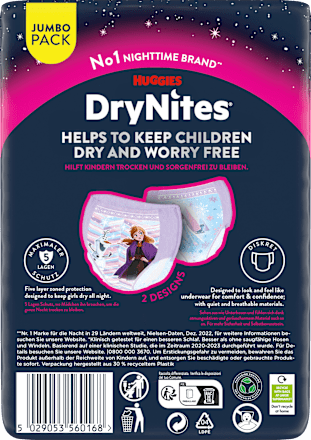 Pyjamabroek Meisjes 4-7 Jaar, Jumbo Pack, 16 Stuks