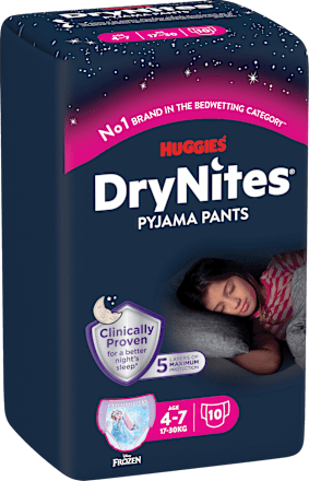 Pyjamabroek Meisjes 4-7 Jaar, 10 stuks