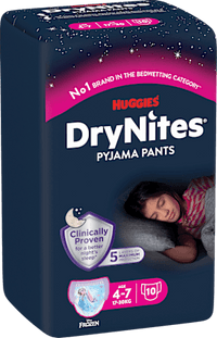 Pyjamabroek Meisjes 4-7 Jaar, 10 stuks