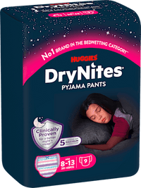 Pyjamabroek Meisjes 8-13 Jaar, 9 Stuks