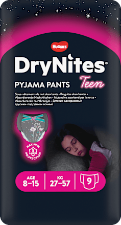 Pyjama Pants Mädchen 8-13 Jahre, 9 St