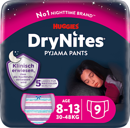 Pyjamabroek Meisjes 8-13 Jaar, 9 Stuks