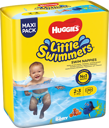 Schwimmwindeln Gr. 2/3 (3-8 kg), Maxi Pack, 20 St