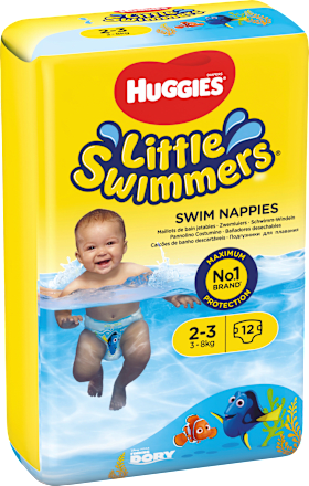 Zwemluiers, maat 2-3 (3-8 kg), 12 stuks