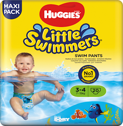 Schwimmwindeln Gr. 3/4 (7-15 kg), Maxi Pack, 20 St