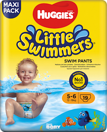 Schwimmwindeln Gr. 5/6 (12-18 kg), Maxi Pack, 19 St