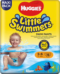 Schwimmwindeln Gr. 5/6 (12-18 kg), Maxi Pack, 19 St