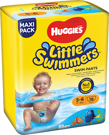 Schwimmwindeln Gr. 5/6 (12-18 kg), Maxi Pack, 19 St