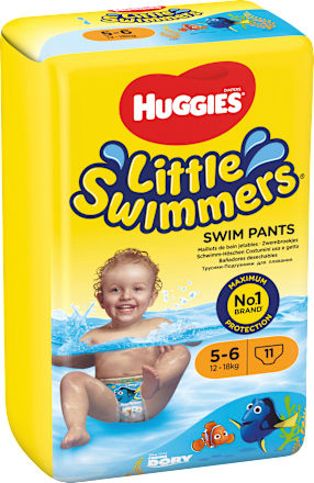 Zwemluiers, maat 5-6 (12-18 kg), 11 stuks