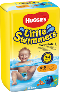 Zwemluiers, maat 5-6 (12-18 kg), 11 stuks