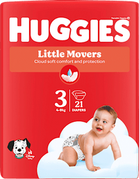 Windeln Little Movers Gr. 3 (4-9 kg), 21 St