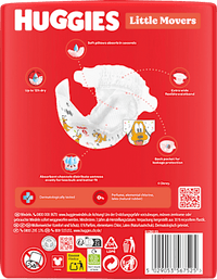 Windeln Little Movers Gr. 6 (15-30 kg), 14 St