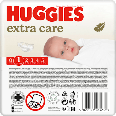 Windeln Newborn extra care Gr. 1 (2-5 kg) Disney, 22 St