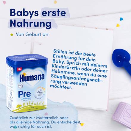 Anfangsmilch Pre von Geburt an, 750 g