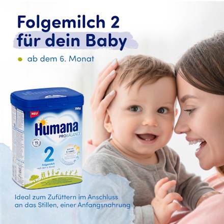 Folgemilch 2 ab dem 6. Monat, 750 g