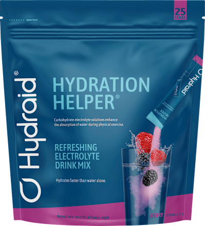 Hydration Helper Elektrolyt-Drink-Mix Berry Sticks 25 St, 322,5 g Hydraid