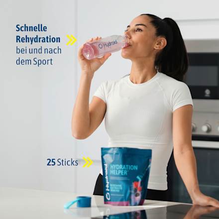 Hydration Helper Elektrolyt-Drink-Mix Berry Sticks 25 St, 322,5 g Hydraid