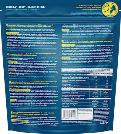 Hydration Helper Elektrolyt-Drink-Mix Sticks Lemon  25 St, 322,5 g